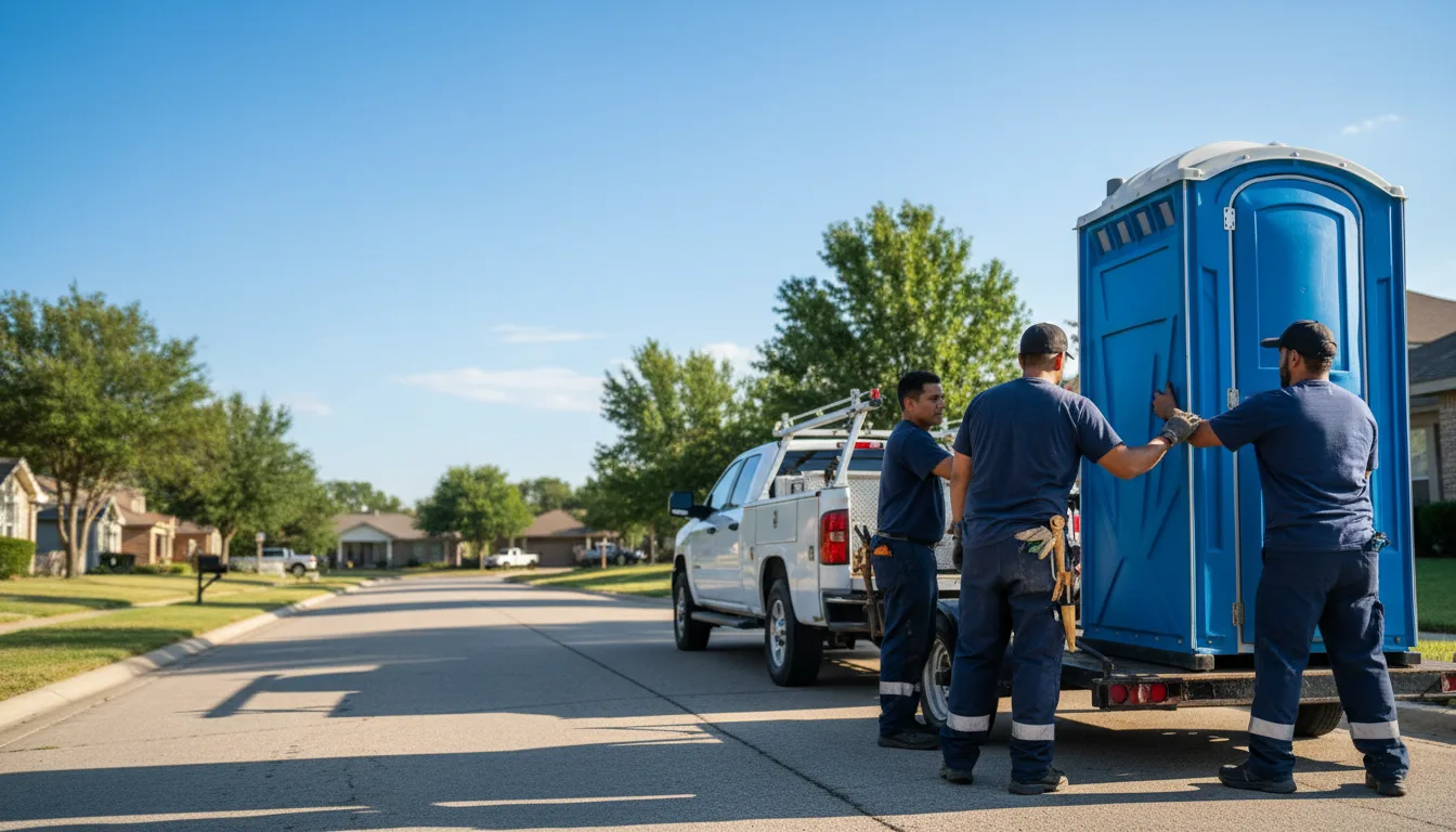 Portable Toilet Rental in Bloomington, TX near me